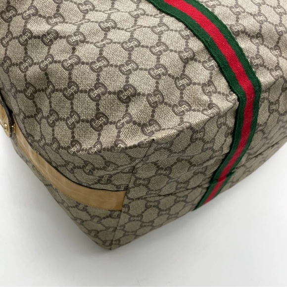 Authentic Gucci PLUS Large Tote Bag PVC Sherry Line GUCCI PLUS GUC - Picture 7 of 16